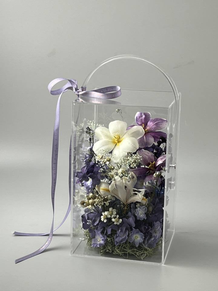 乾燥花花盒-實拍圖片