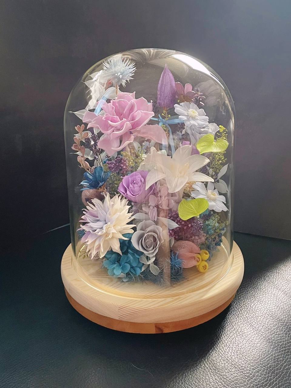 【永生花禮】一生守候永生花禮/開幕花禮/升遷花禮/祝賀花禮-實拍圖片