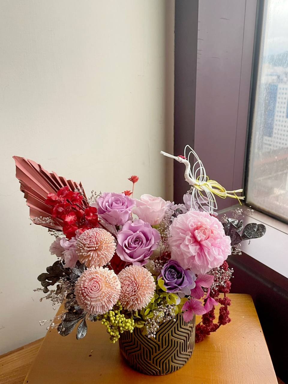 永生大理花桌花/開幕花禮/升遷花禮/喬遷花禮-實拍圖片