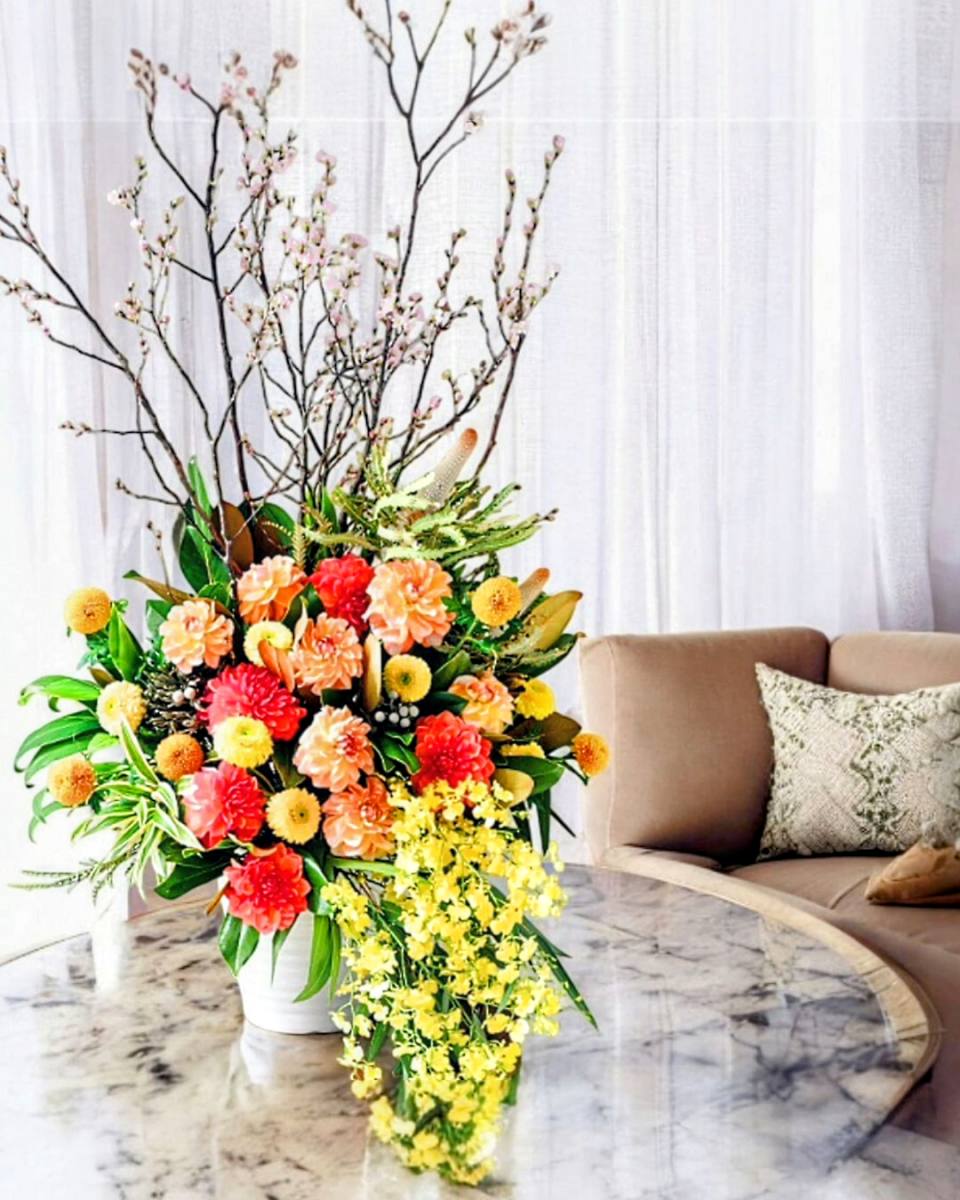 櫻花桌花盆花客製-實拍圖片