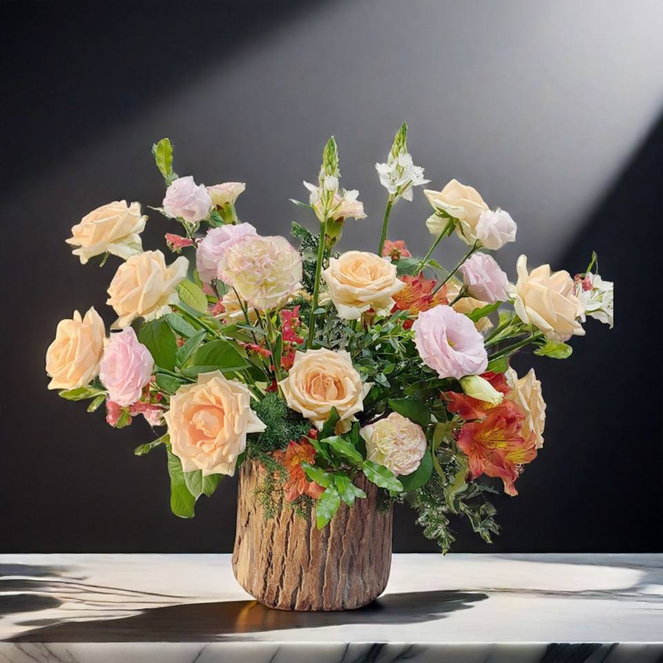 企業桌花-實拍圖片