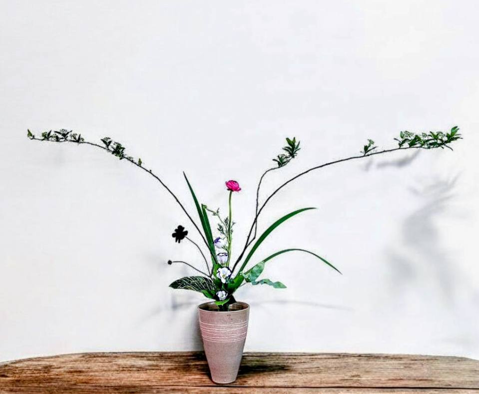 池坊生け花-實拍圖片