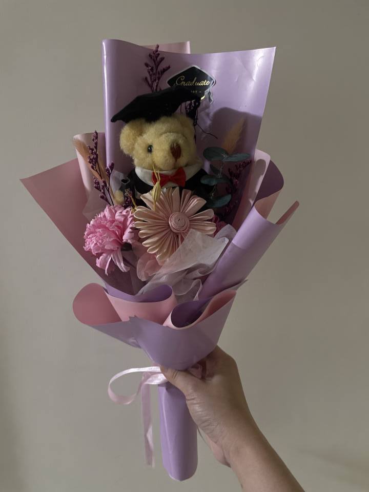 畢業花束-實拍圖片