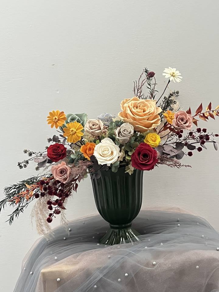 新年桌花-實拍圖片