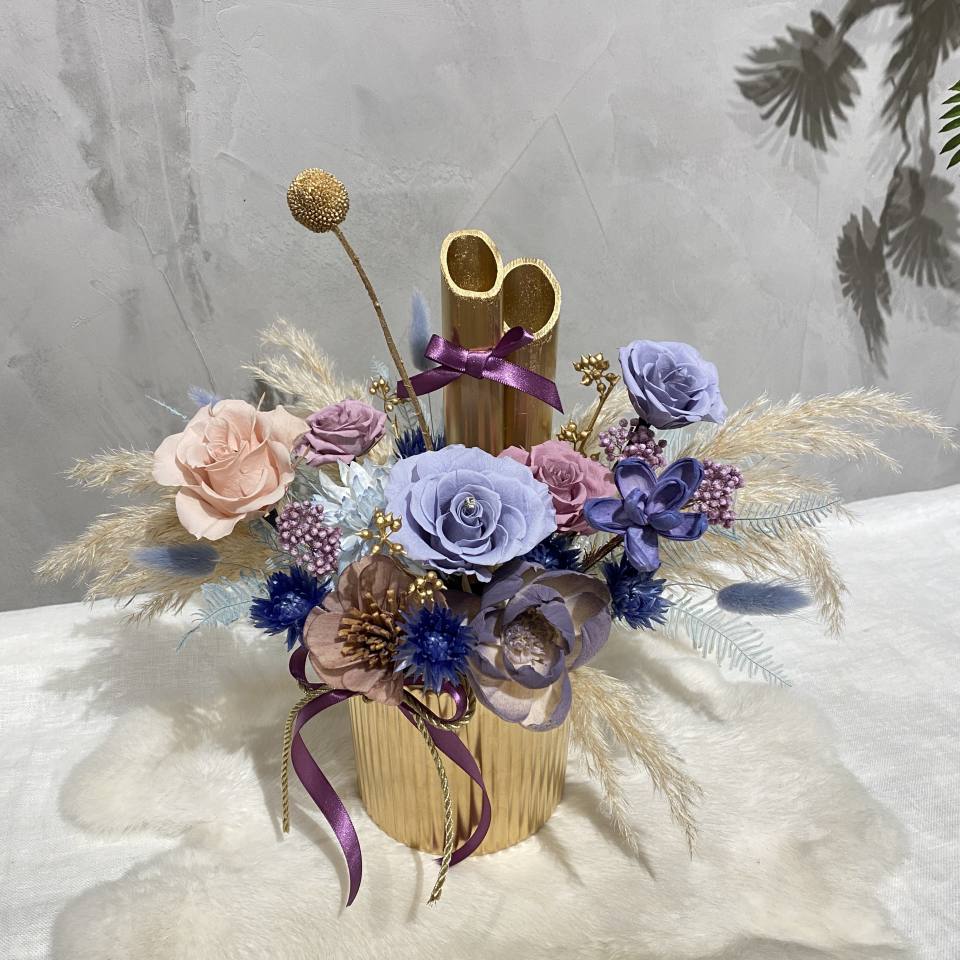 高雅祝賀盆花-限台中-實拍圖片