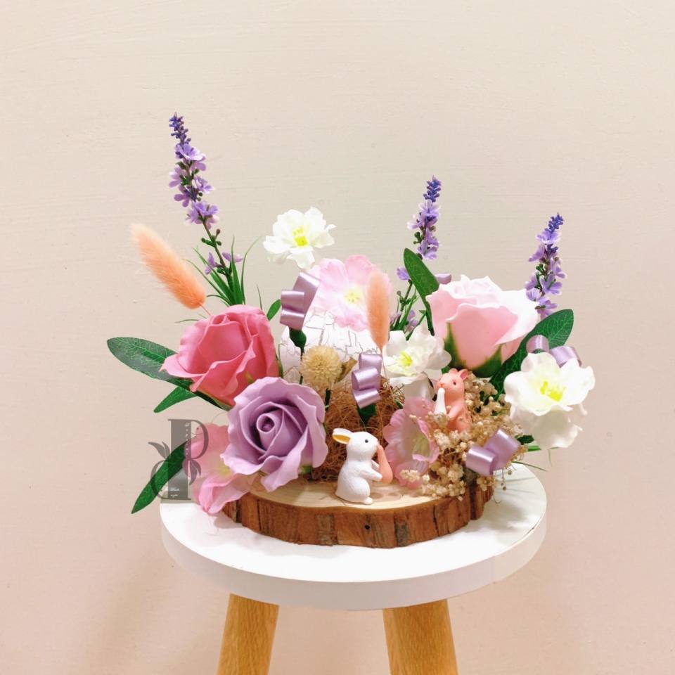 是藏彩蛋的兔子啊！-實拍圖片