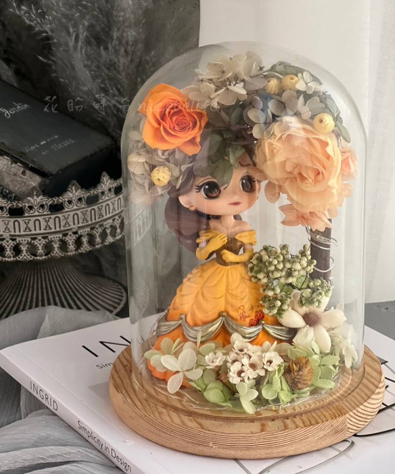 童趣世界（公仔×花藝）微景觀-實拍圖片