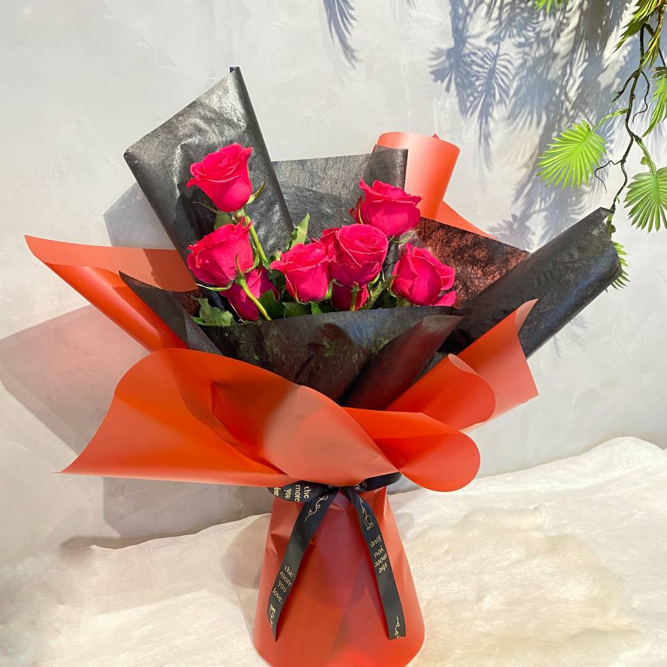 9朵玫瑰-長長久久-鮮花-實拍圖片