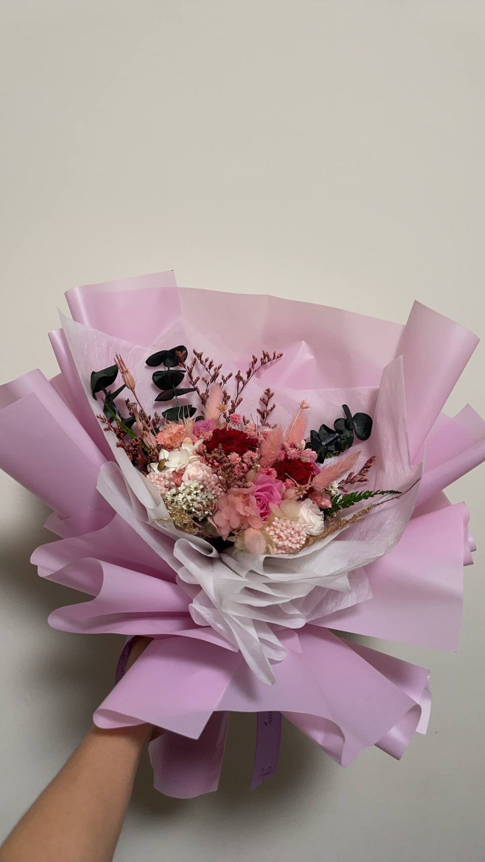 永生花花束-實拍圖片