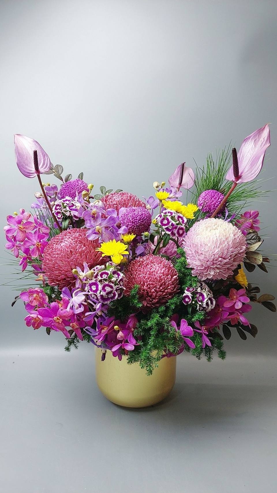 新年快樂花禮-實拍圖片