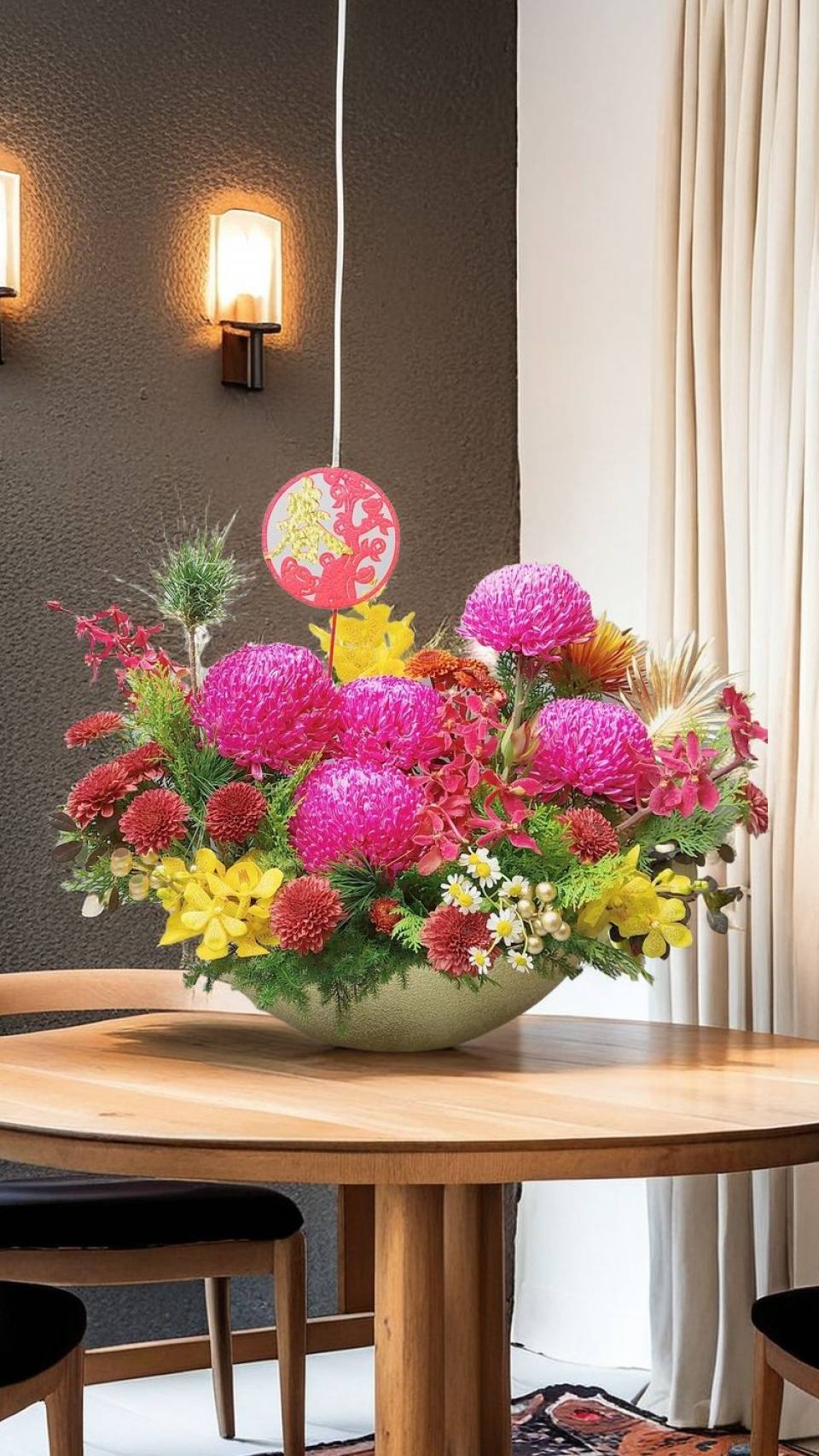 新年盆花-實拍圖片