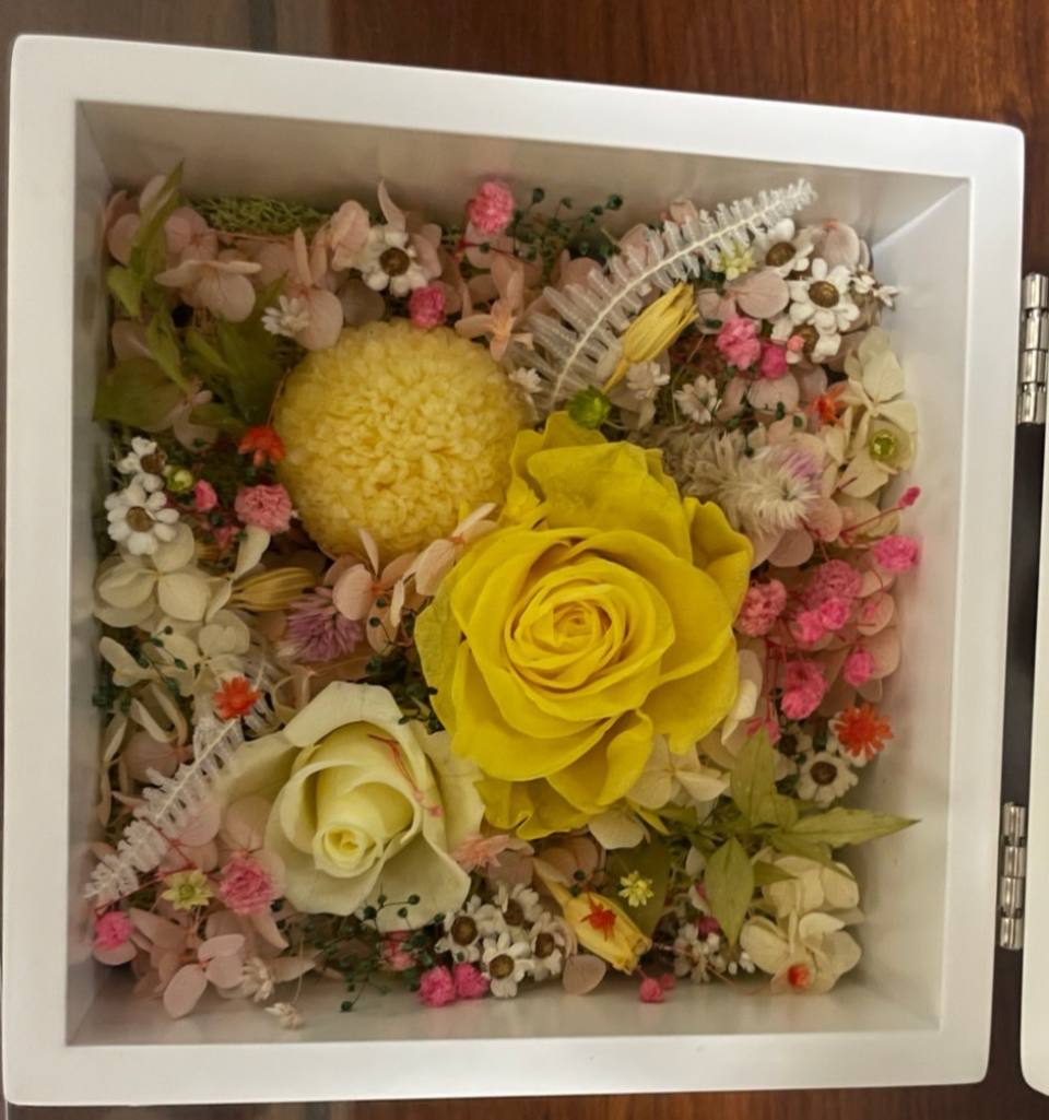永生花珠寶首飾盒-實拍圖片