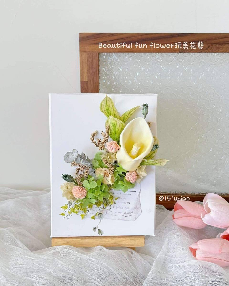 ◈ 海芋擴香花畫框 ◈-實拍圖片