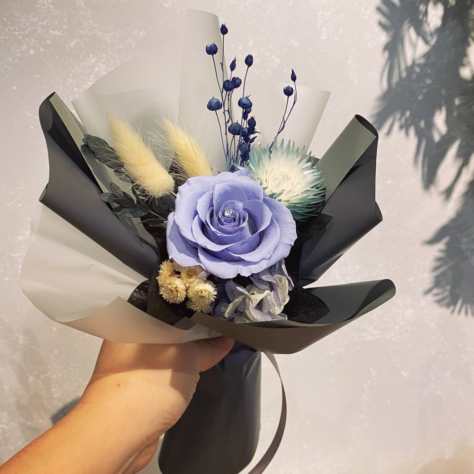 永生花小花束-實拍圖片