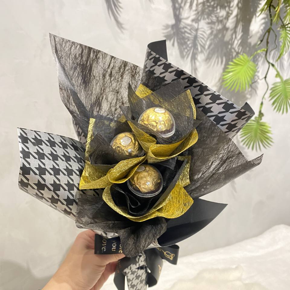 金莎小花束-實拍圖片