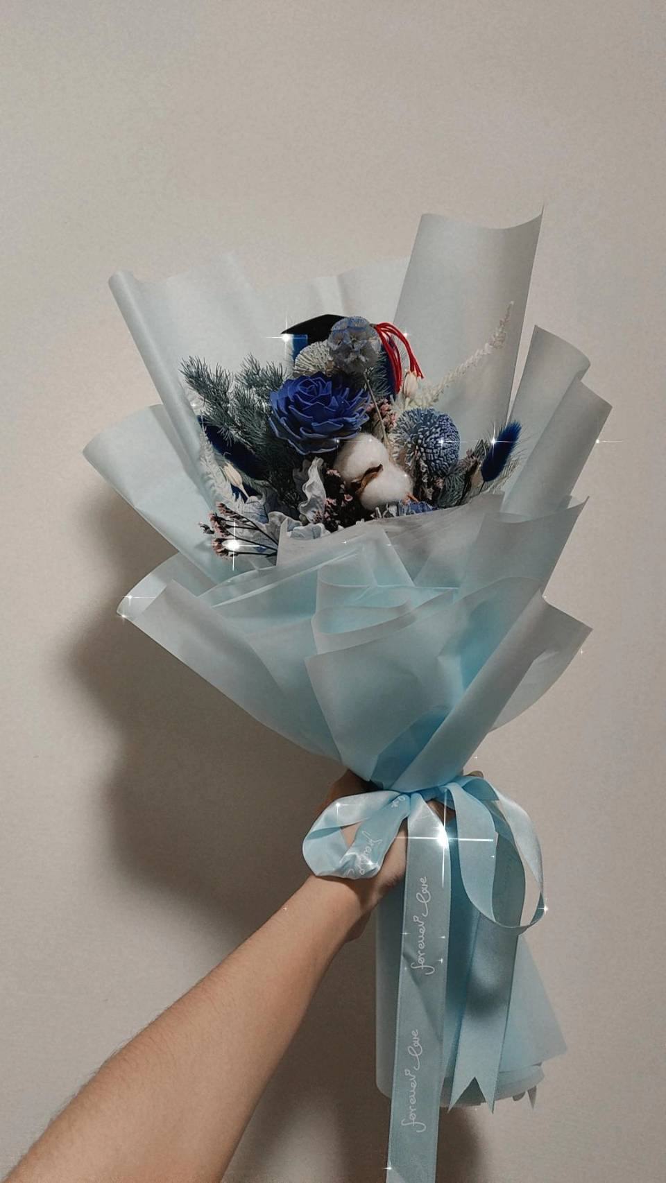 畢業花束-實拍圖片