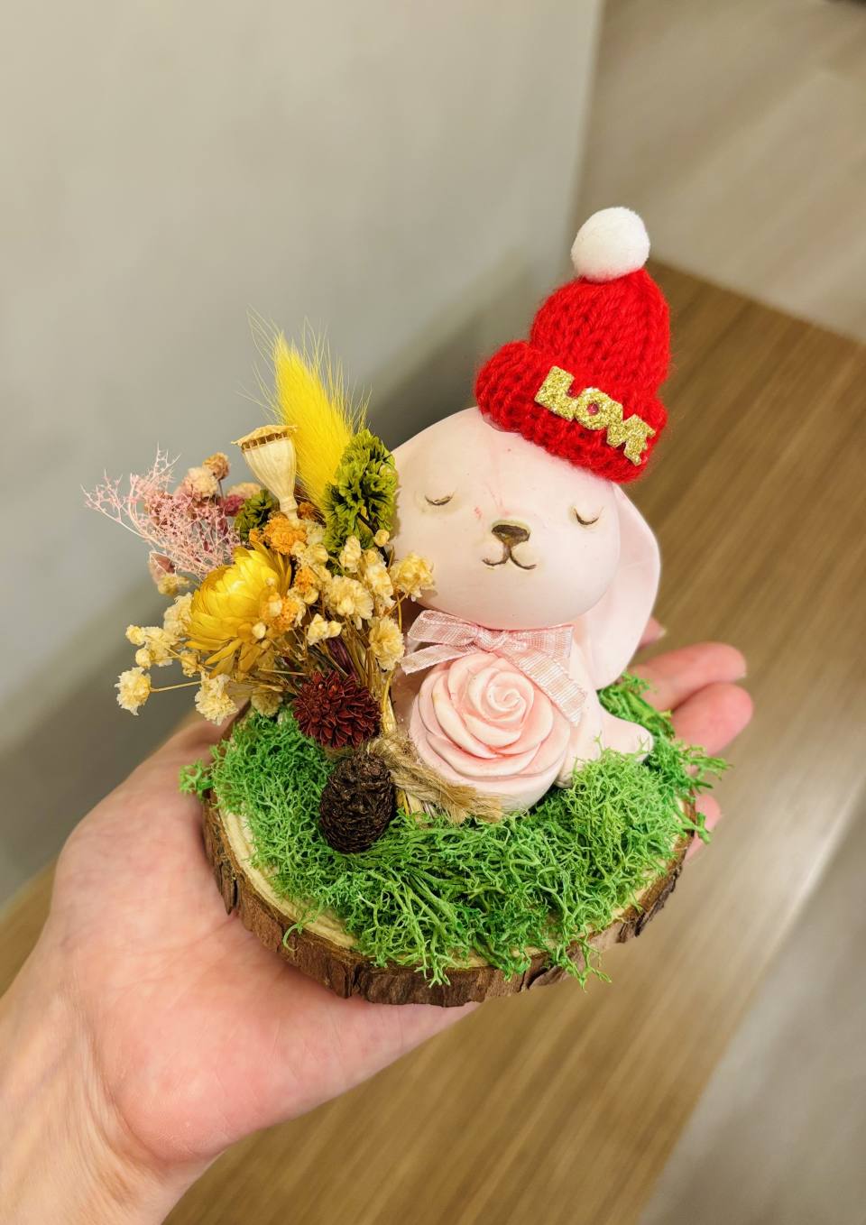 乾燥花聖誕擴香石-實拍圖片