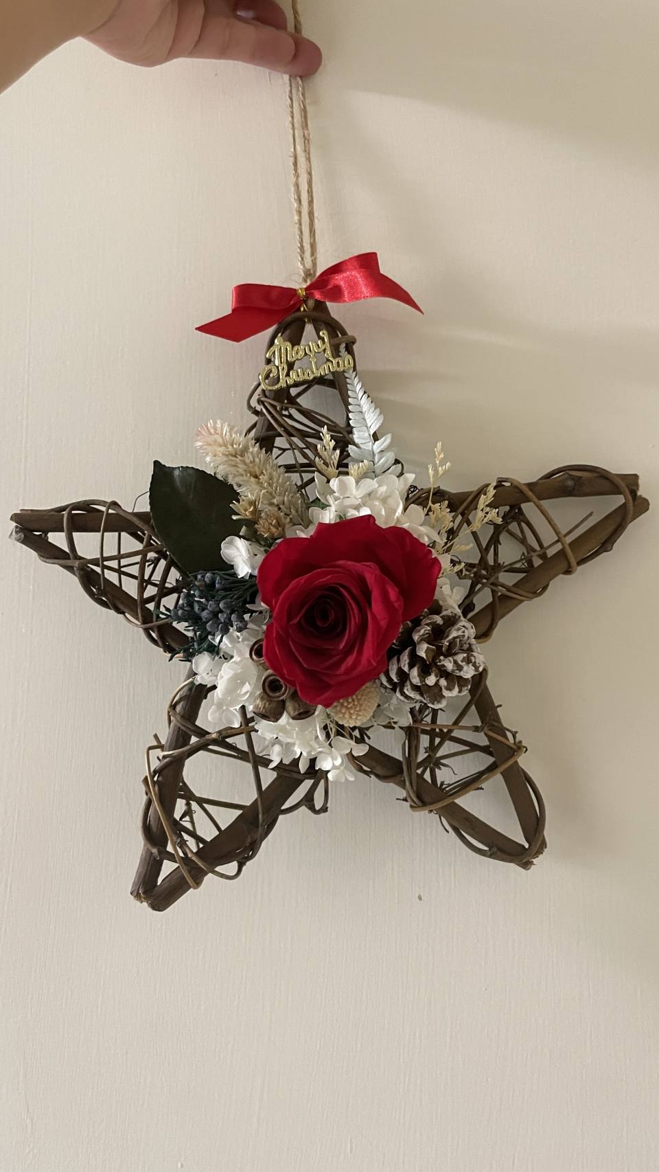 聖誕星星花燈-實拍圖片