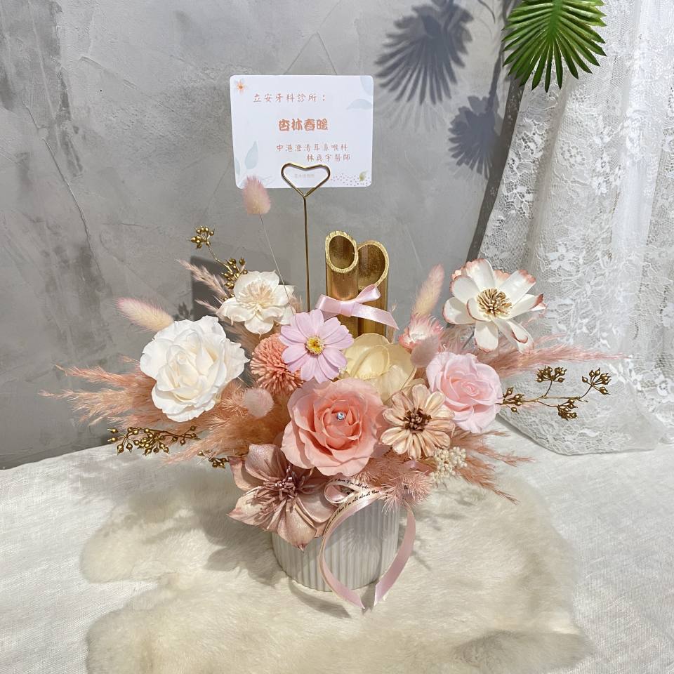 不凋盆花-粉色系-實拍圖片