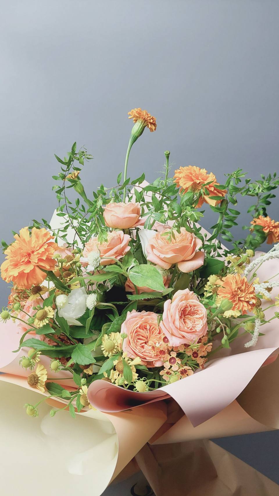 喜悅的生日花束-實拍圖片