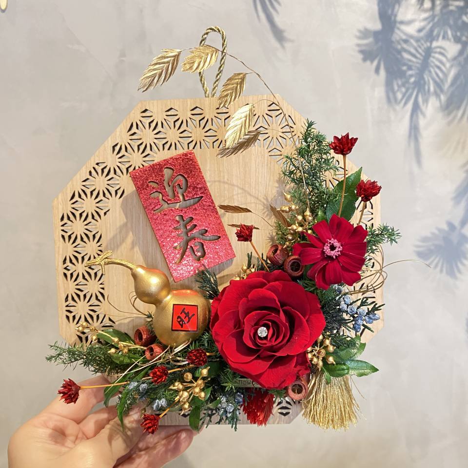 日式年節掛花-實拍圖片