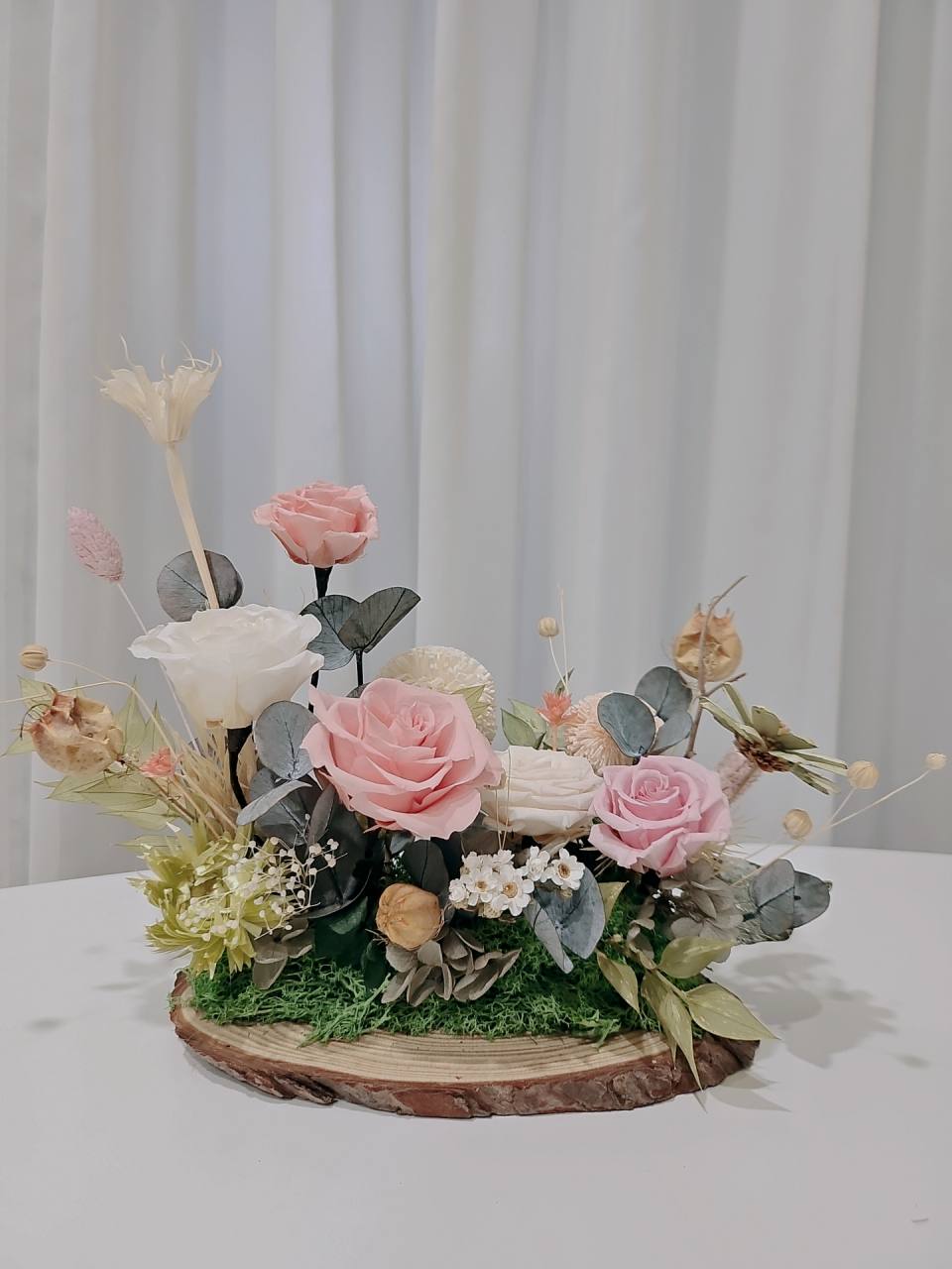 森林系桌花-實拍圖片