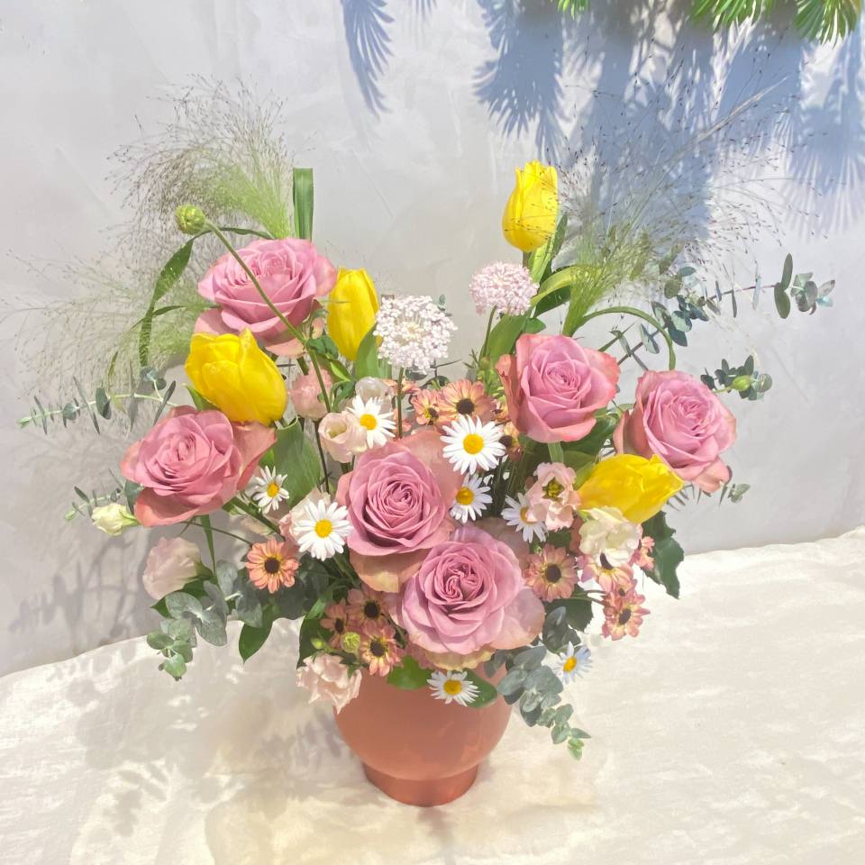 古典色盆花