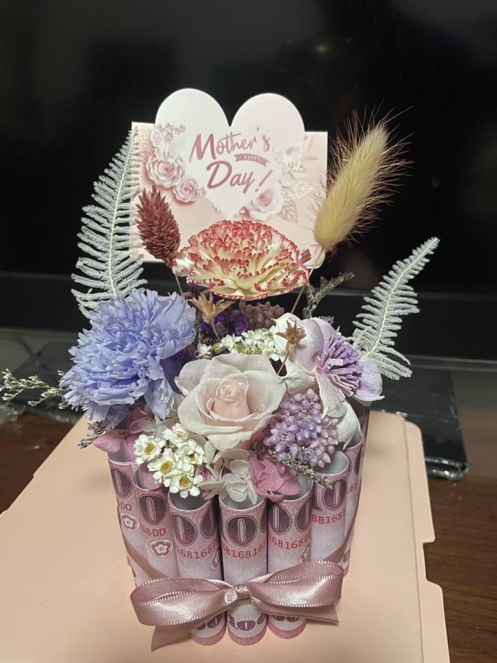 母親節蛋糕有錢花-實拍圖片