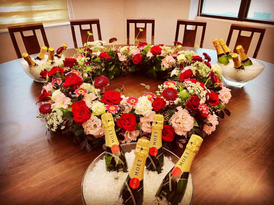 宴會桌佈置-實拍圖片