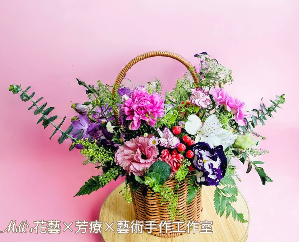 母親節花籃預購-實拍圖片