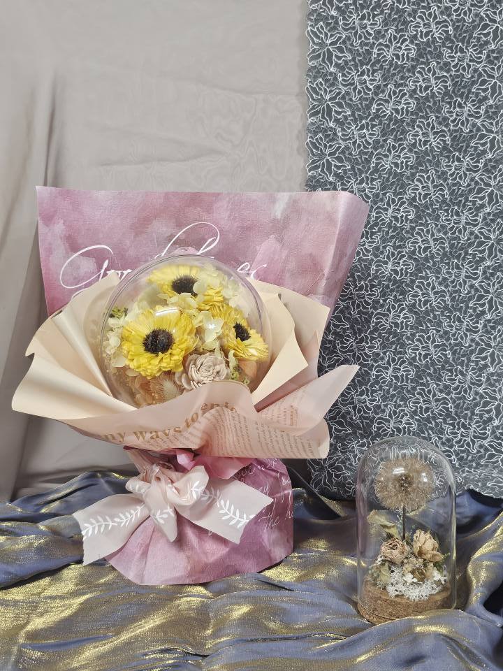 畢業花束波波球-實拍圖片