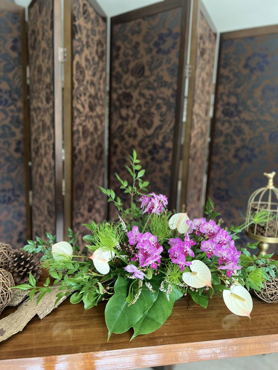 桌上型盆花-實拍圖片