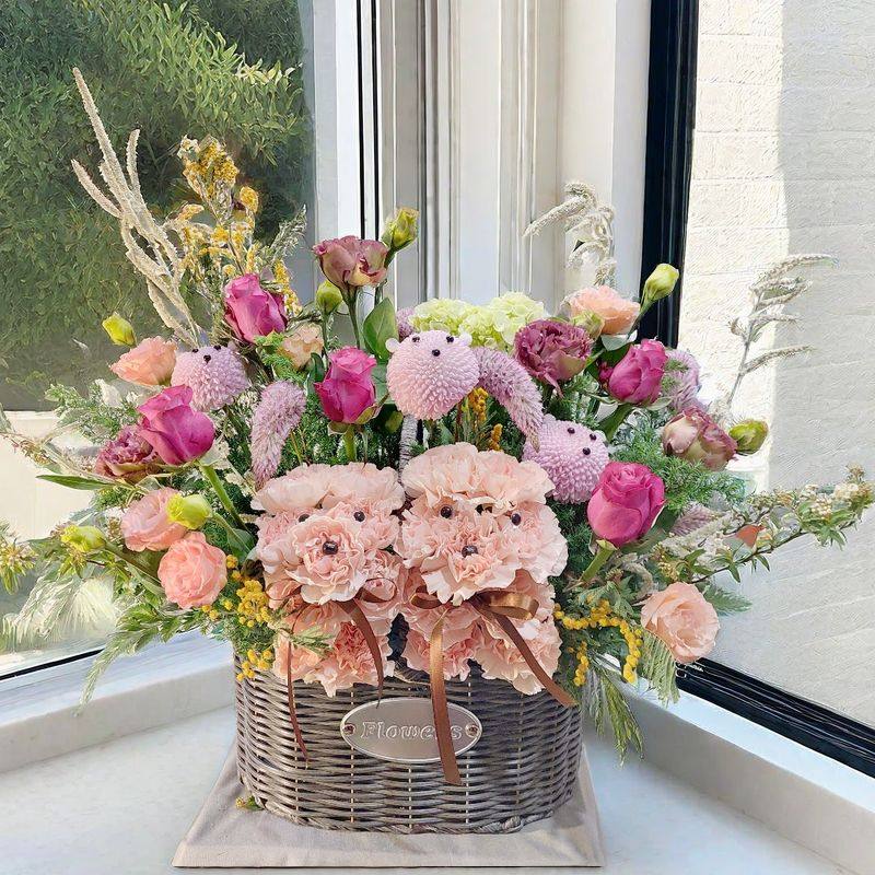 珍貴的友情花禮-實拍圖片