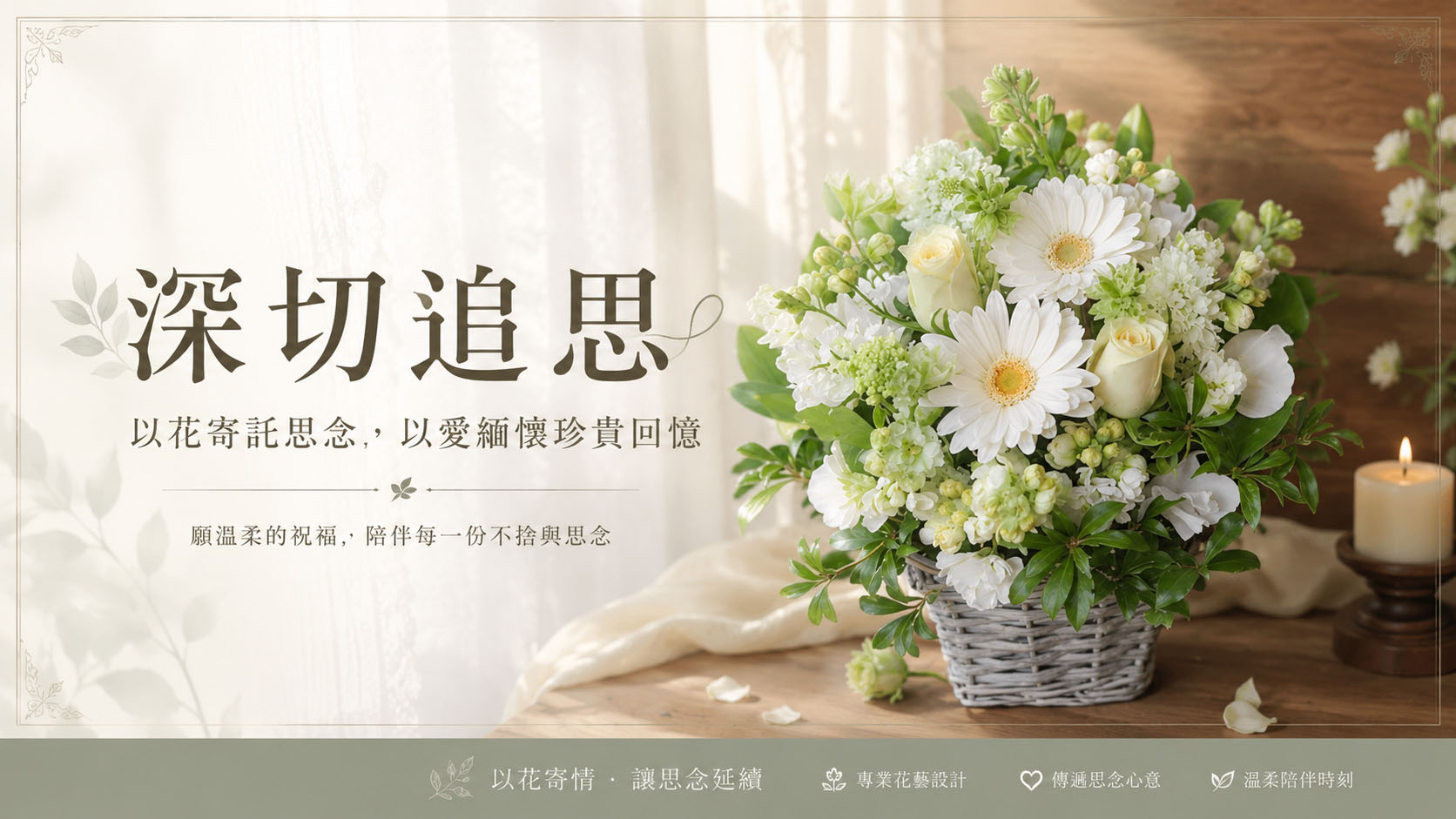 追思弔唁專頁 banner